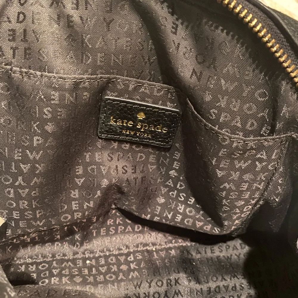 Kade Spade Black Crossbody Satchel Purse - Picture 7 of 7